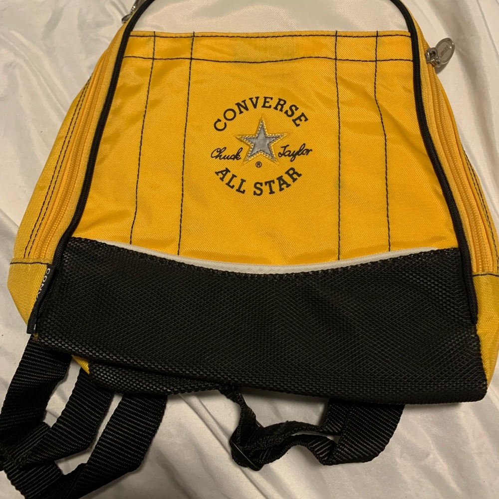 Mini yellow and black bag pack New no tags